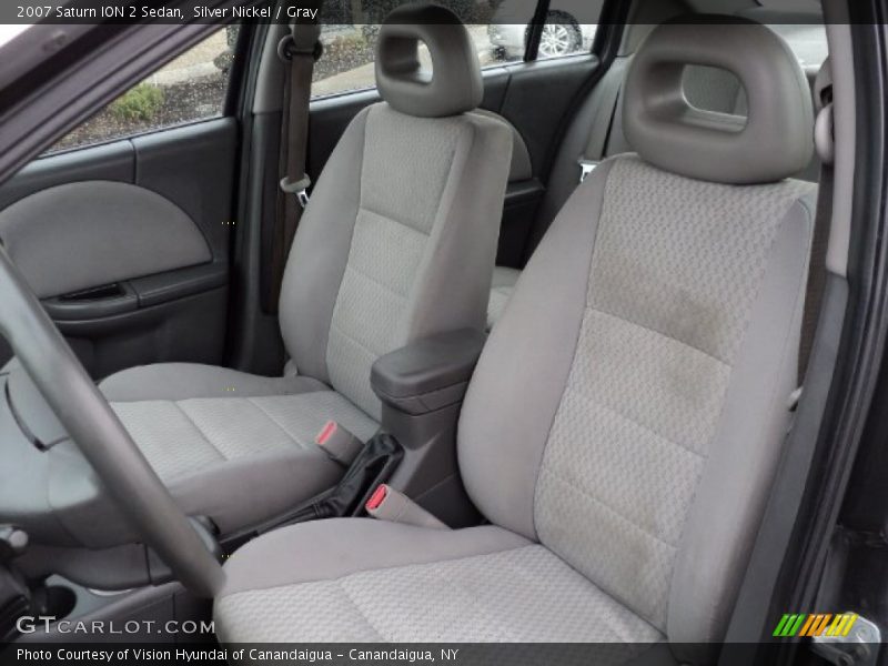 Silver Nickel / Gray 2007 Saturn ION 2 Sedan