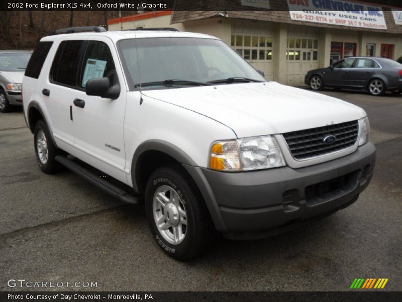 Oxford White / Graphite 2002 Ford Explorer XLS 4x4