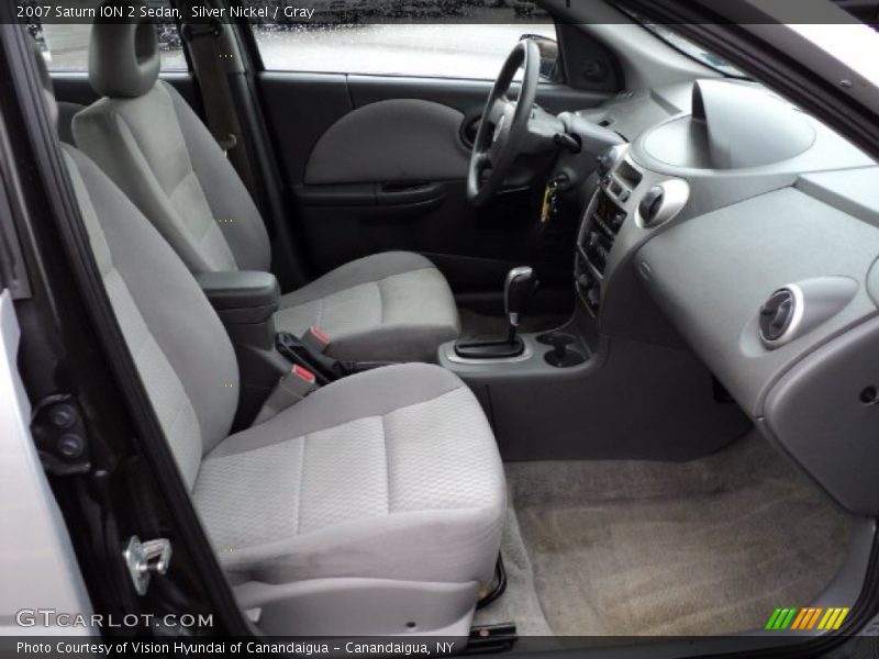 Silver Nickel / Gray 2007 Saturn ION 2 Sedan