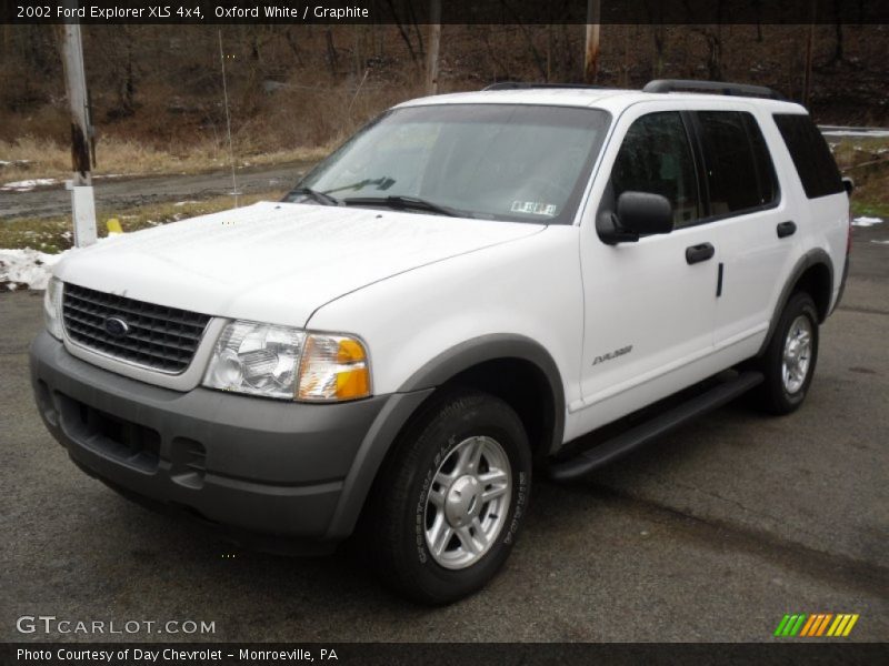 Oxford White / Graphite 2002 Ford Explorer XLS 4x4