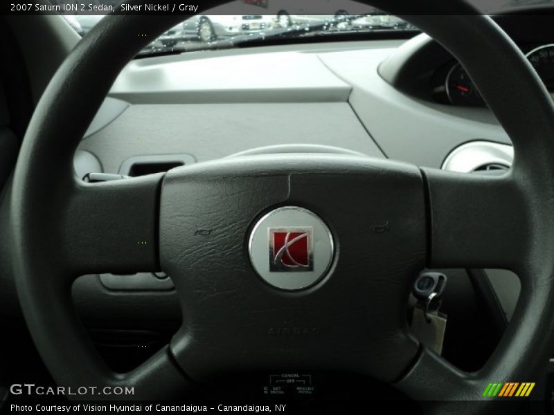 Silver Nickel / Gray 2007 Saturn ION 2 Sedan