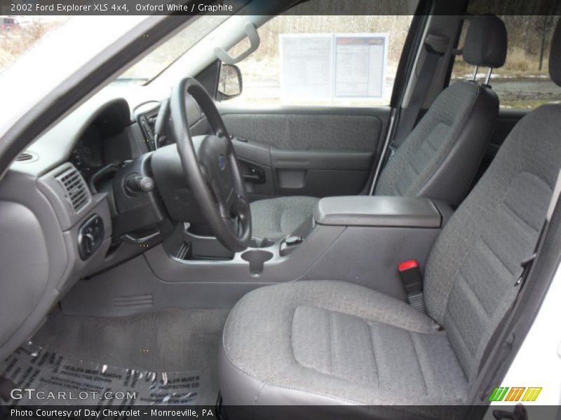 Oxford White / Graphite 2002 Ford Explorer XLS 4x4
