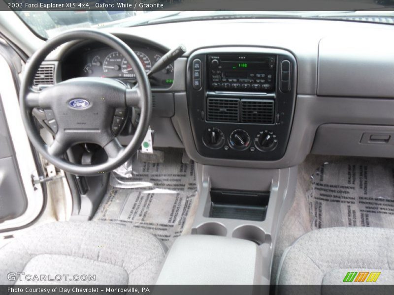 Oxford White / Graphite 2002 Ford Explorer XLS 4x4