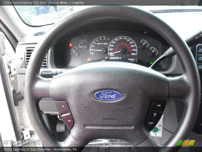 Oxford White / Graphite 2002 Ford Explorer XLS 4x4