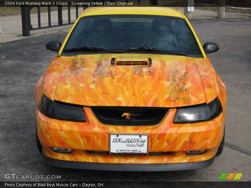 Screaming Yellow / Dark Charcoal 2004 Ford Mustang Mach 1 Coupe