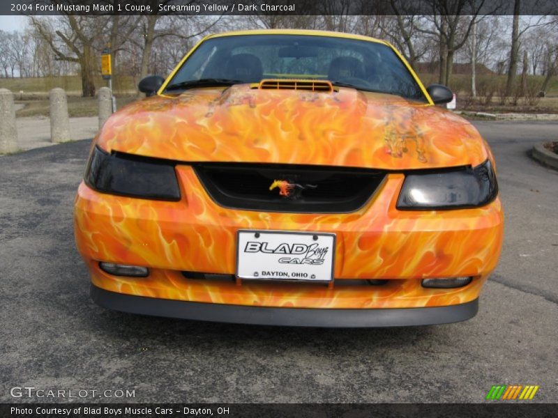 Screaming Yellow / Dark Charcoal 2004 Ford Mustang Mach 1 Coupe