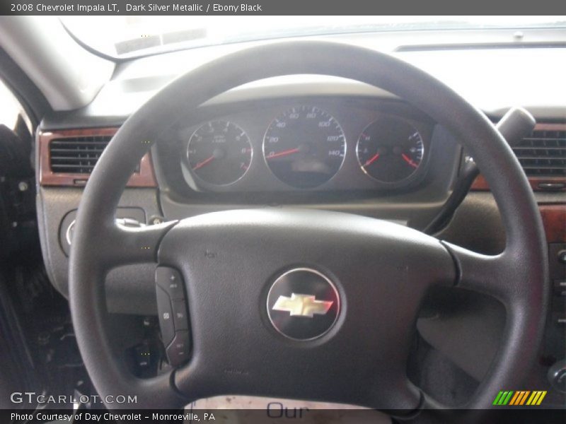 Dark Silver Metallic / Ebony Black 2008 Chevrolet Impala LT