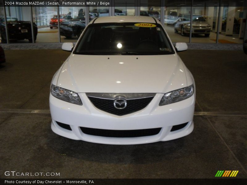 Performance White / Beige 2004 Mazda MAZDA6 i Sedan