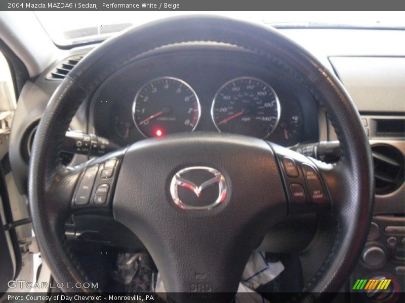 Performance White / Beige 2004 Mazda MAZDA6 i Sedan