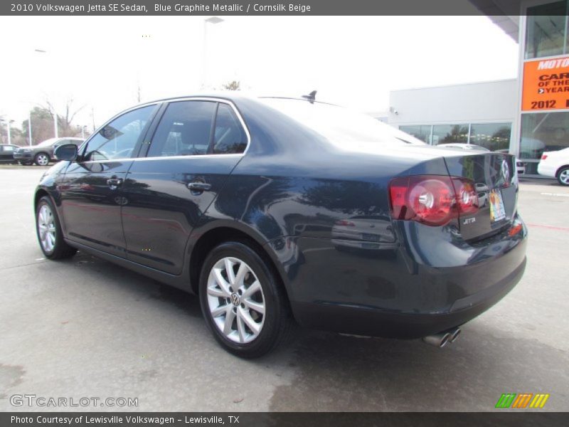 Blue Graphite Metallic / Cornsilk Beige 2010 Volkswagen Jetta SE Sedan