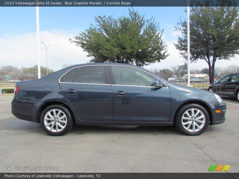 Blue Graphite Metallic / Cornsilk Beige 2010 Volkswagen Jetta SE Sedan