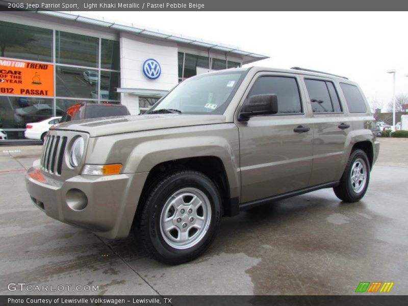 Light Khaki Metallic / Pastel Pebble Beige 2008 Jeep Patriot Sport
