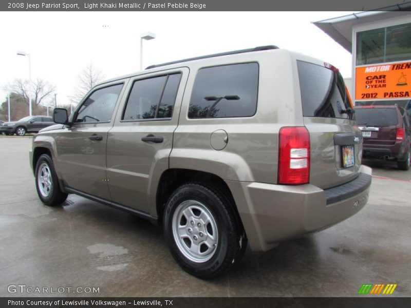Light Khaki Metallic / Pastel Pebble Beige 2008 Jeep Patriot Sport
