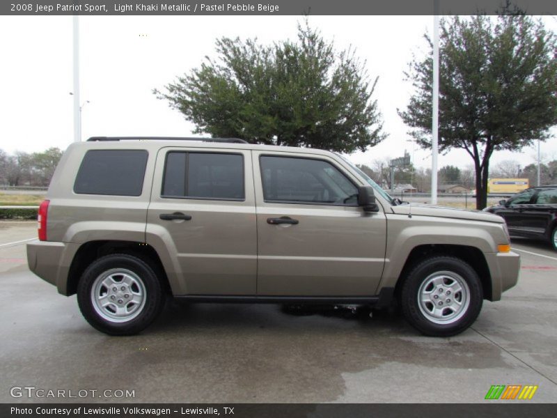 Light Khaki Metallic / Pastel Pebble Beige 2008 Jeep Patriot Sport