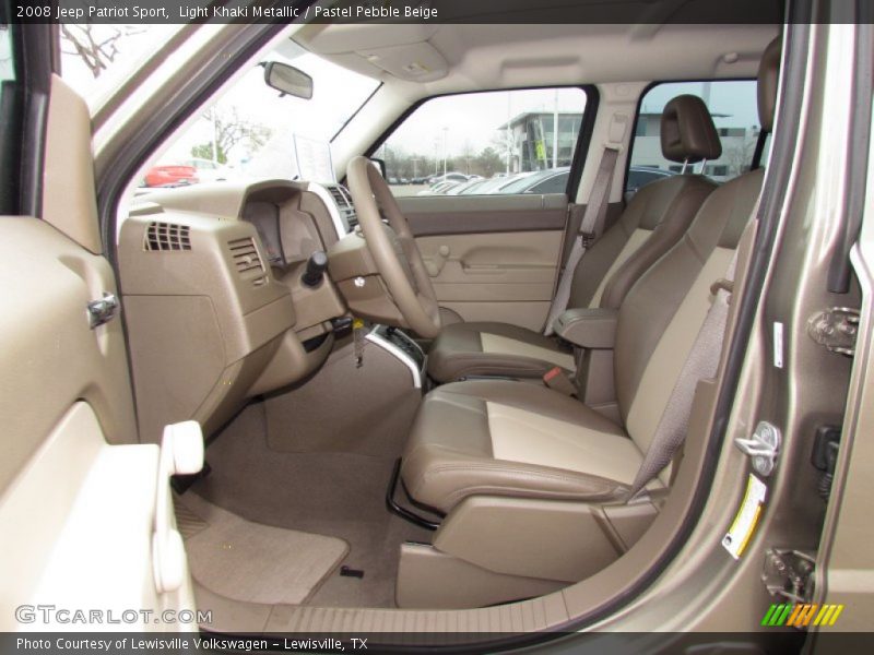 Light Khaki Metallic / Pastel Pebble Beige 2008 Jeep Patriot Sport