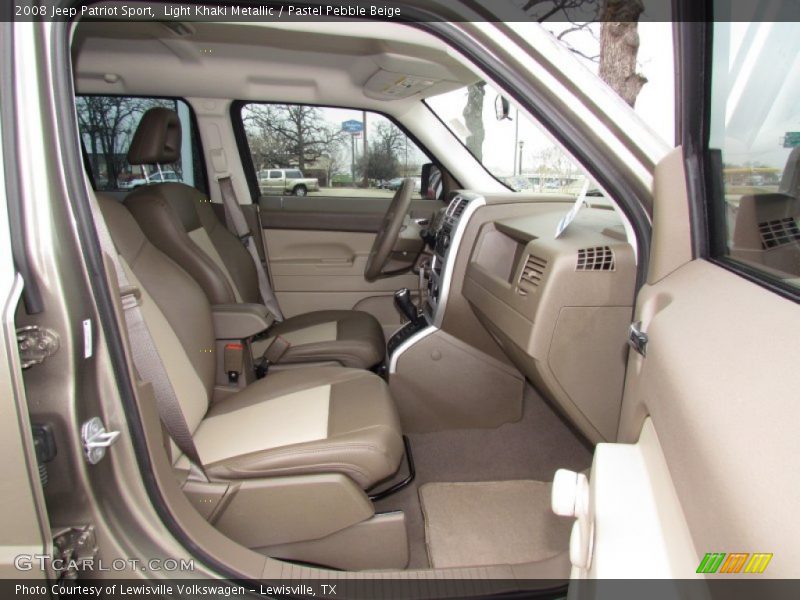Light Khaki Metallic / Pastel Pebble Beige 2008 Jeep Patriot Sport