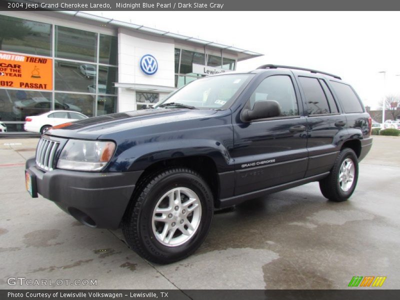 Midnight Blue Pearl / Dark Slate Gray 2004 Jeep Grand Cherokee Laredo