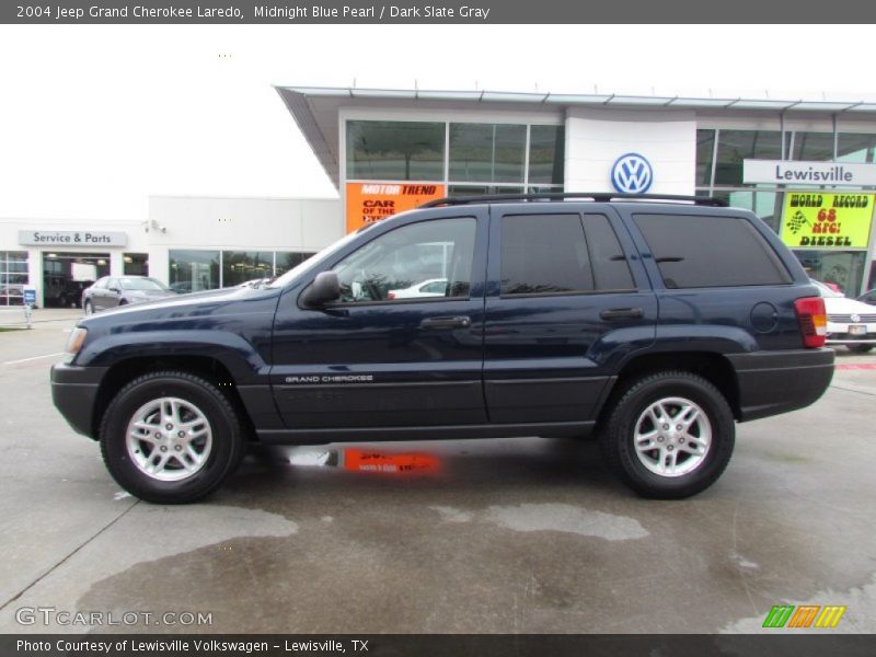 Midnight Blue Pearl / Dark Slate Gray 2004 Jeep Grand Cherokee Laredo