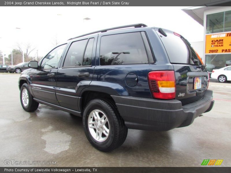 Midnight Blue Pearl / Dark Slate Gray 2004 Jeep Grand Cherokee Laredo