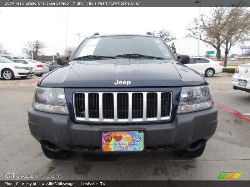 Midnight Blue Pearl / Dark Slate Gray 2004 Jeep Grand Cherokee Laredo