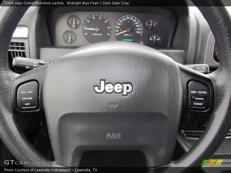 Midnight Blue Pearl / Dark Slate Gray 2004 Jeep Grand Cherokee Laredo