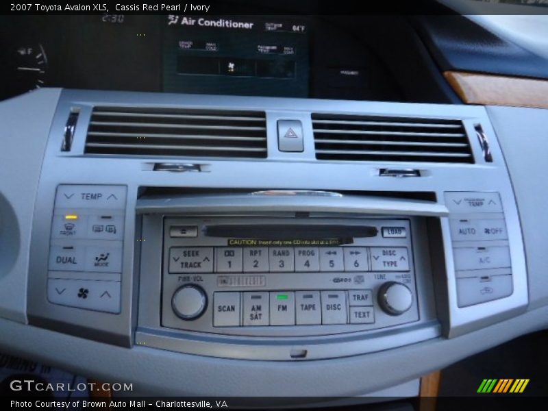 Cassis Red Pearl / Ivory 2007 Toyota Avalon XLS
