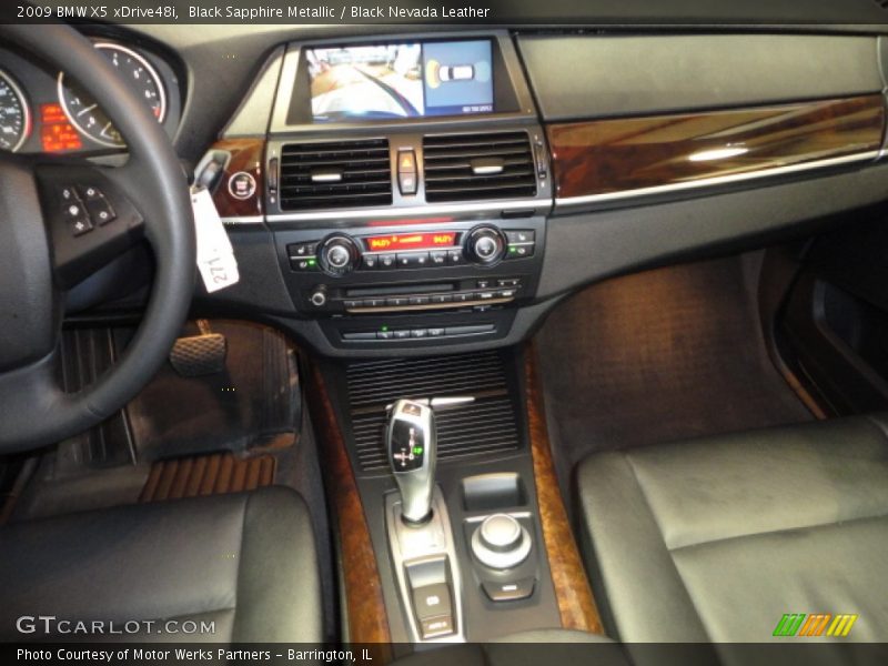 Black Sapphire Metallic / Black Nevada Leather 2009 BMW X5 xDrive48i