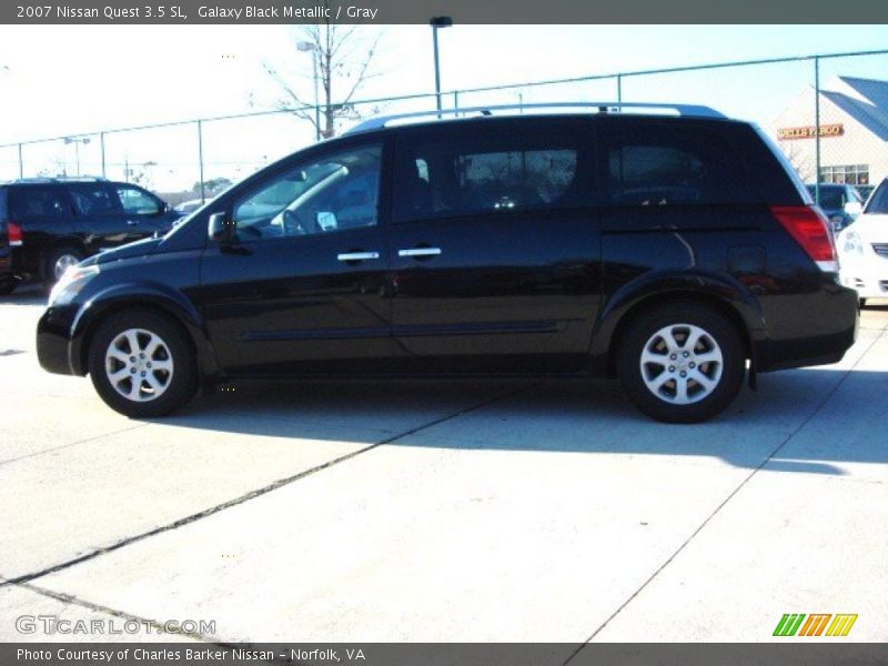 Galaxy Black Metallic / Gray 2007 Nissan Quest 3.5 SL