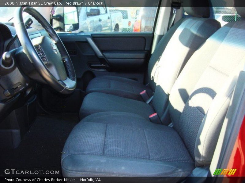 Red Brawn / Charcoal 2008 Nissan Titan SE Crew Cab