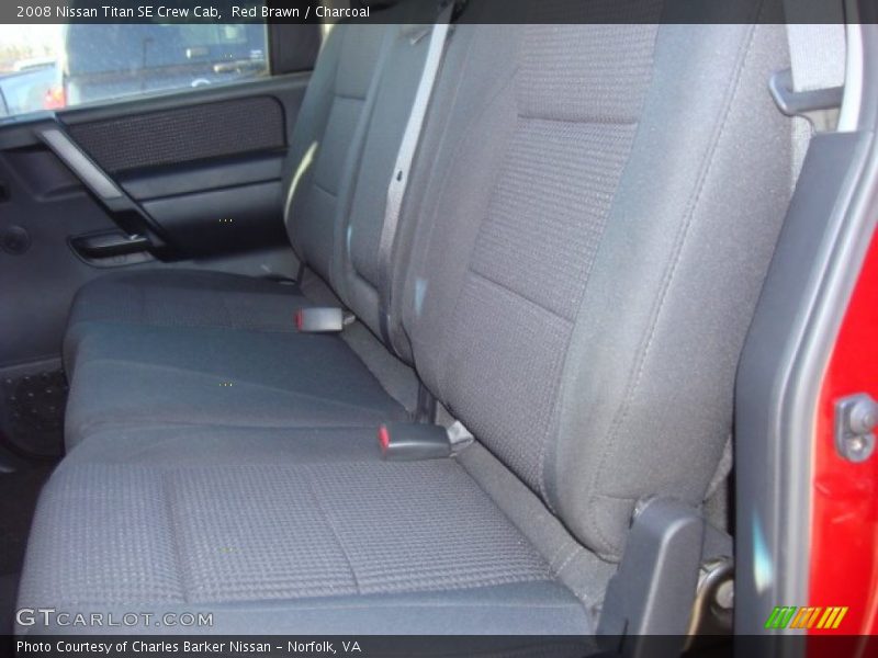 Red Brawn / Charcoal 2008 Nissan Titan SE Crew Cab