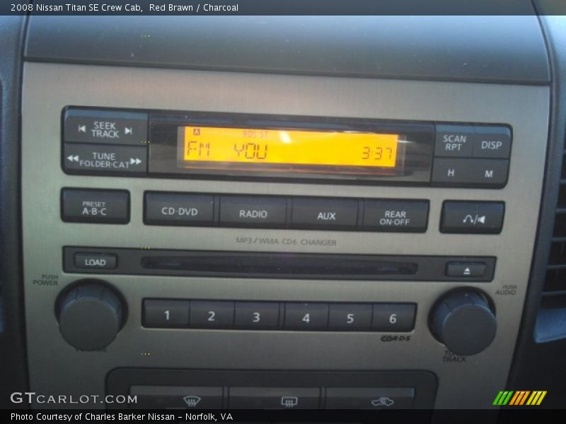 Red Brawn / Charcoal 2008 Nissan Titan SE Crew Cab