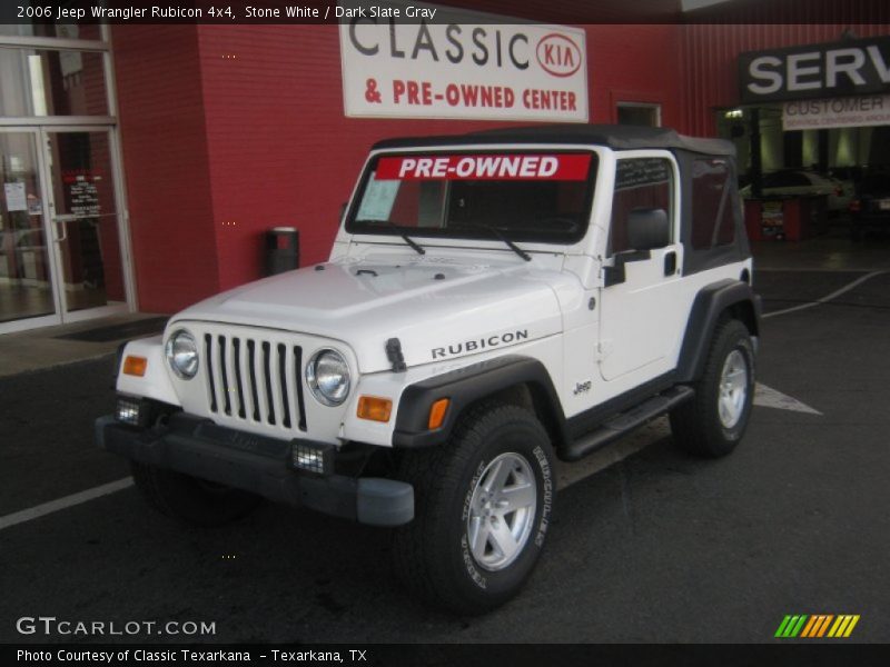 Stone White / Dark Slate Gray 2006 Jeep Wrangler Rubicon 4x4