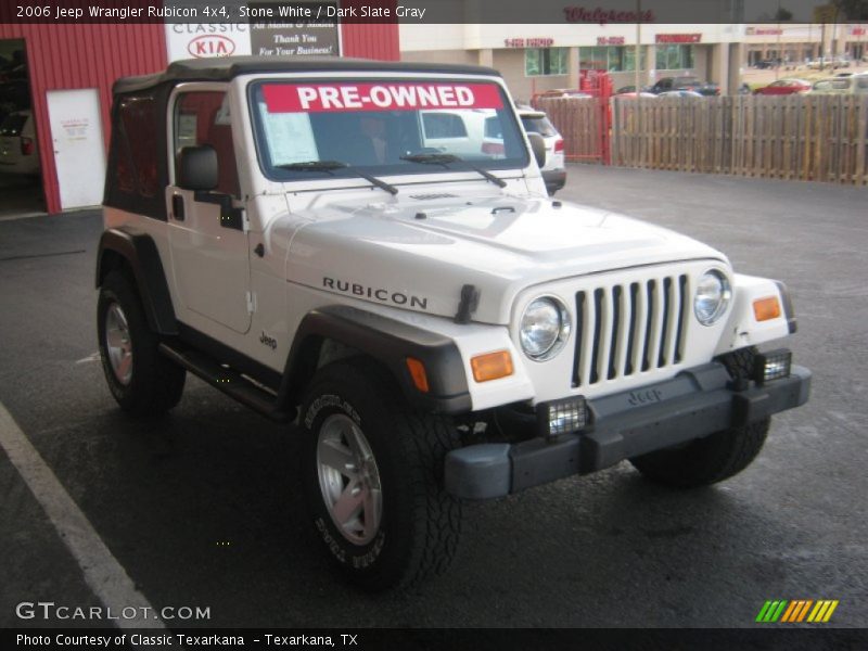 Stone White / Dark Slate Gray 2006 Jeep Wrangler Rubicon 4x4