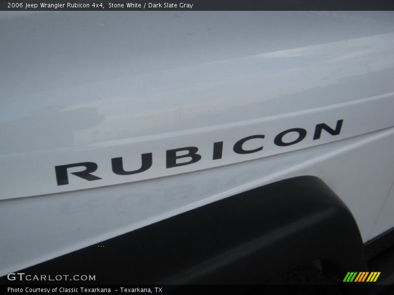 Stone White / Dark Slate Gray 2006 Jeep Wrangler Rubicon 4x4