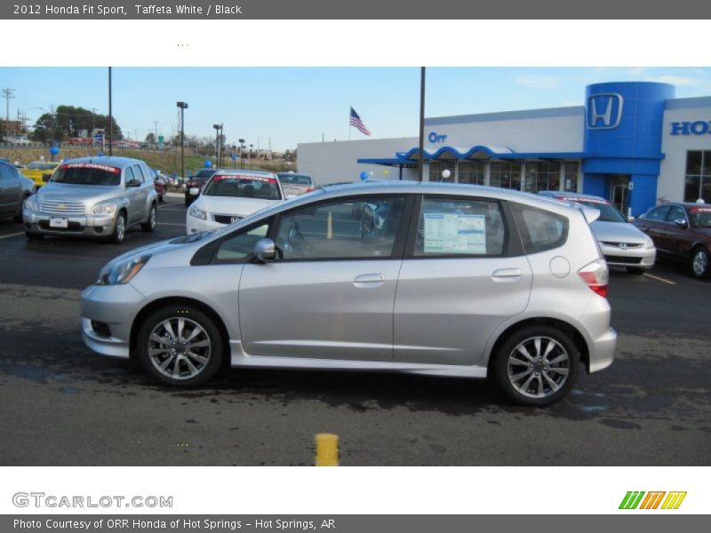 Taffeta White / Black 2012 Honda Fit Sport