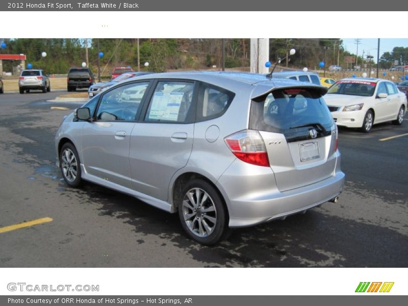 Taffeta White / Black 2012 Honda Fit Sport