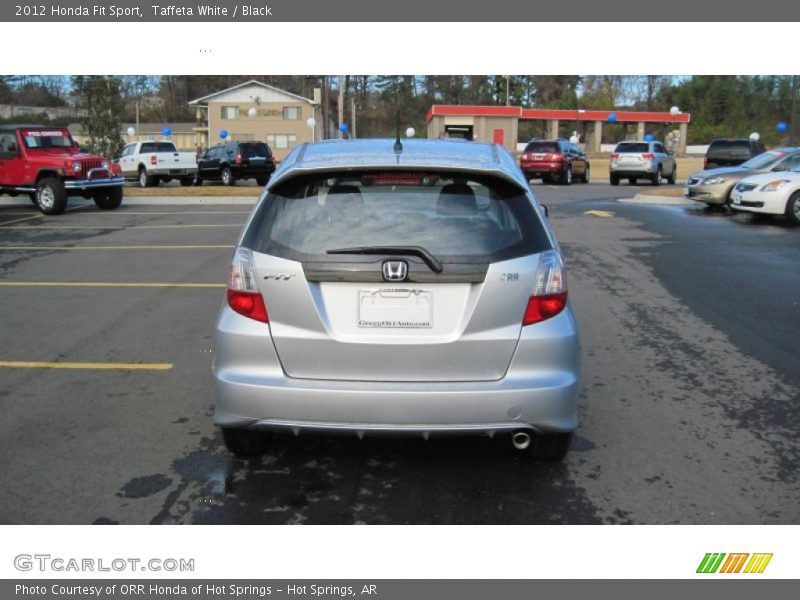 Taffeta White / Black 2012 Honda Fit Sport