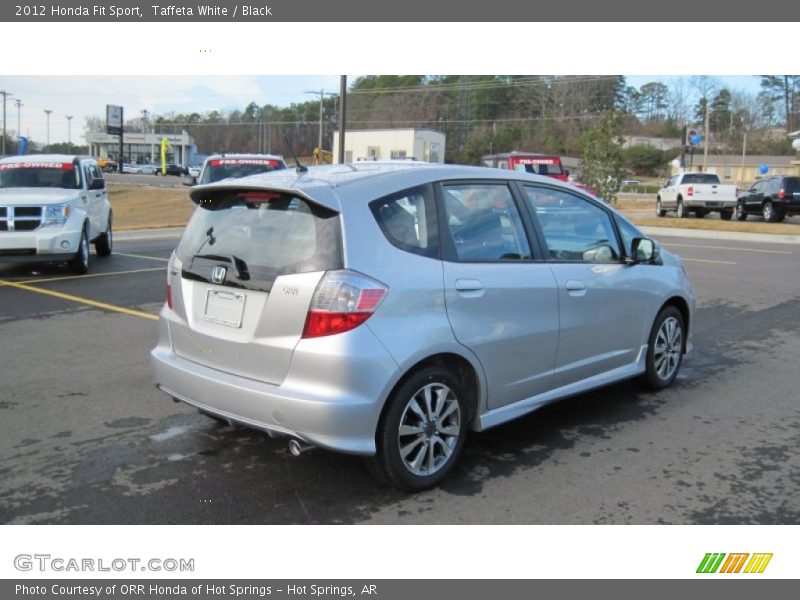 Taffeta White / Black 2012 Honda Fit Sport