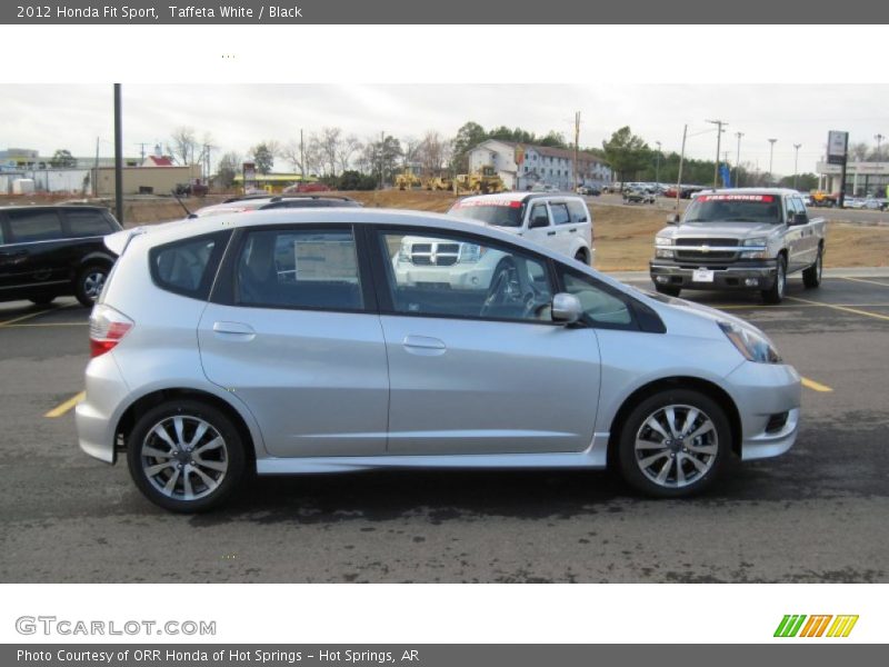 Taffeta White / Black 2012 Honda Fit Sport