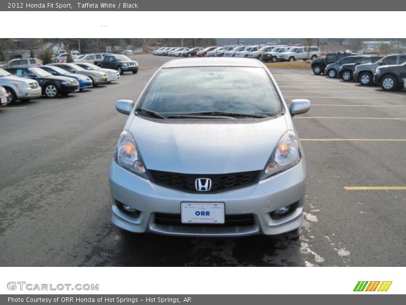 Taffeta White / Black 2012 Honda Fit Sport