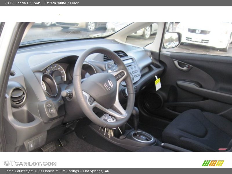 Taffeta White / Black 2012 Honda Fit Sport