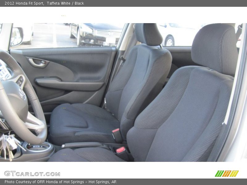 Taffeta White / Black 2012 Honda Fit Sport