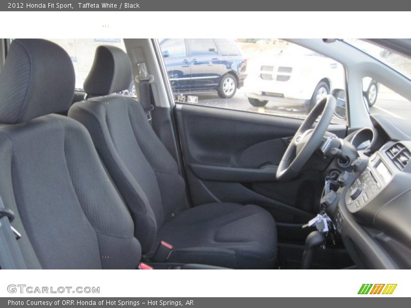 Taffeta White / Black 2012 Honda Fit Sport