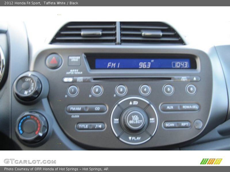 Taffeta White / Black 2012 Honda Fit Sport