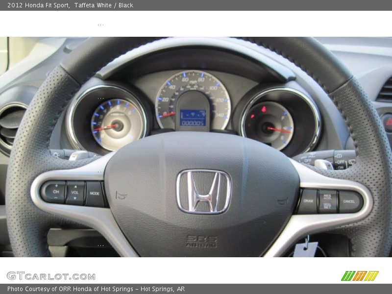 Taffeta White / Black 2012 Honda Fit Sport