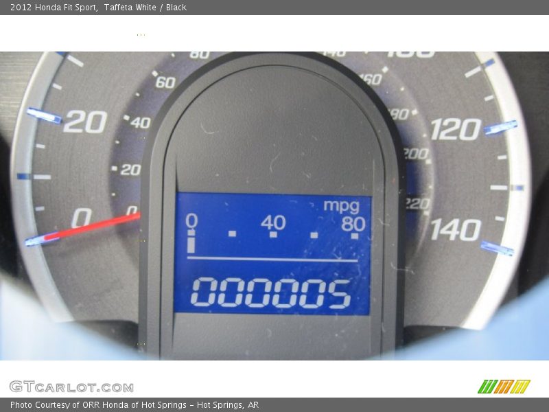 Taffeta White / Black 2012 Honda Fit Sport