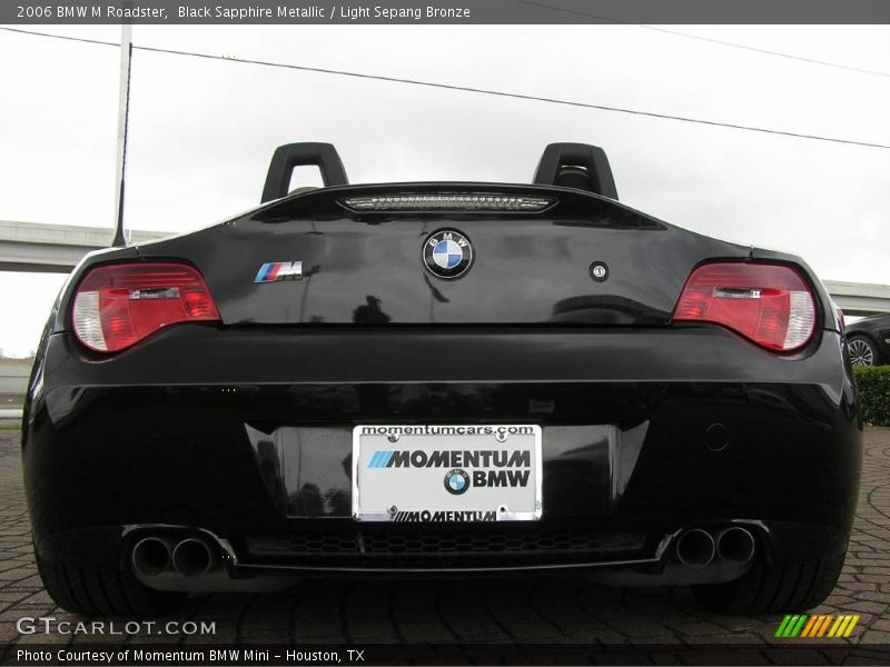 Black Sapphire Metallic / Light Sepang Bronze 2006 BMW M Roadster