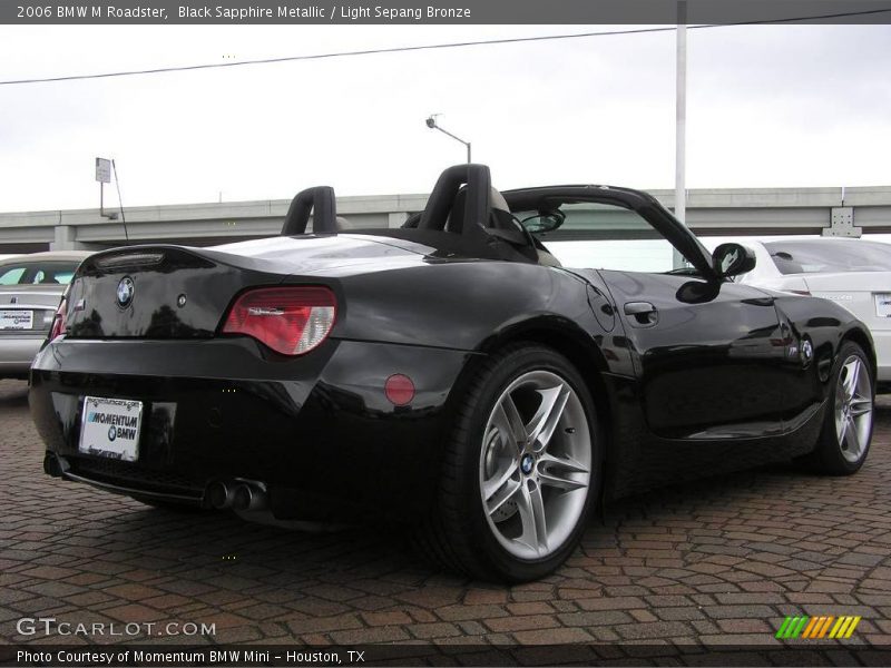 Black Sapphire Metallic / Light Sepang Bronze 2006 BMW M Roadster