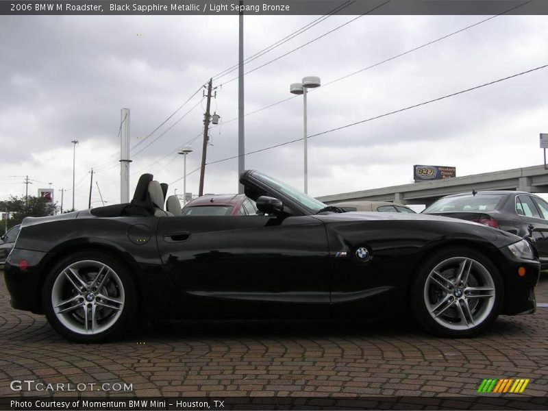 Black Sapphire Metallic / Light Sepang Bronze 2006 BMW M Roadster