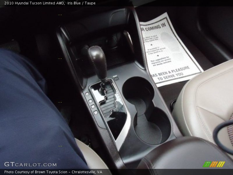 Iris Blue / Taupe 2010 Hyundai Tucson Limited AWD